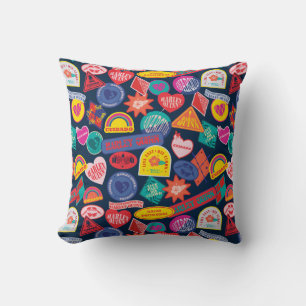 Coussin L'équipe du suicide   Harley Quinn Motif d'insign