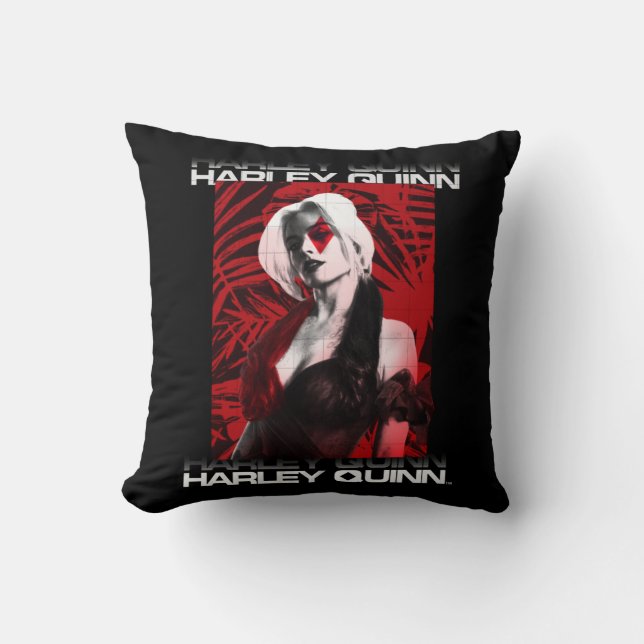 Coussin L'équipe du suicide | Harley Quinn Portrait de la  (Recto)