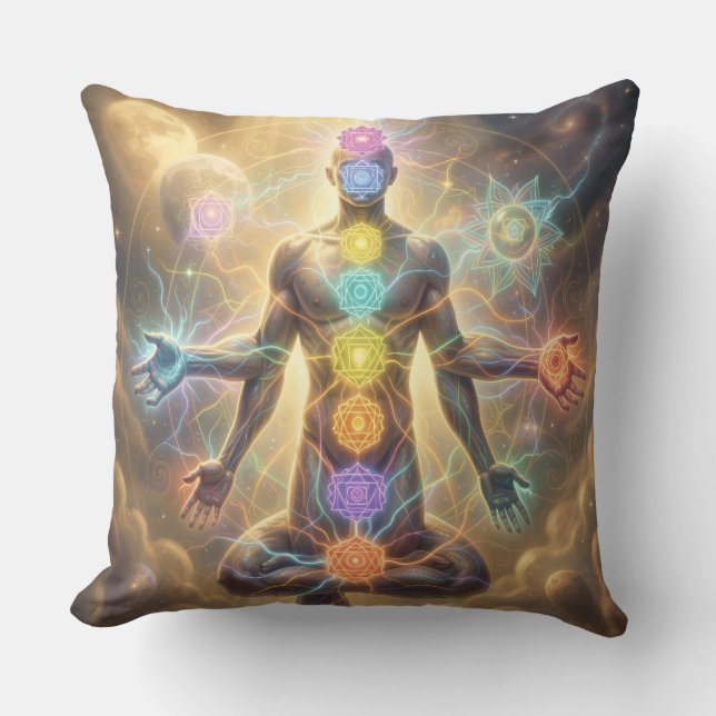 Coussin Les 7 Chakras´7 (Recto)