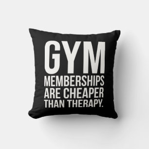 Coussin Les Adhésions À La Salle De Sport Sont Moins Chère