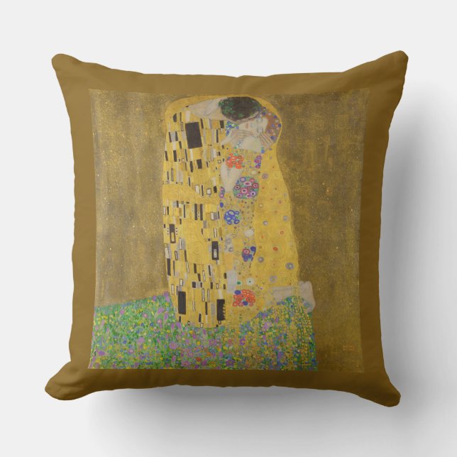 Coussin Les Amants embrassés de Gustav Klimt (Recto)