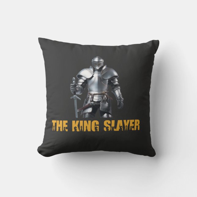 Coussin Les amateurs d'échecs King Slayer et les joueurs d (Recto)