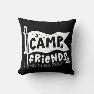 Coussin Les amis du camp sont les meilleurs amis