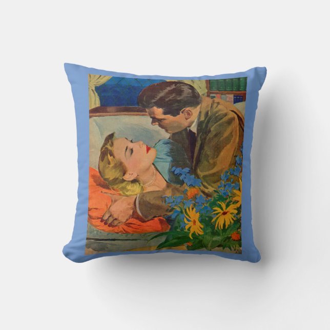 Coussin Les amoureux en amour (Recto)