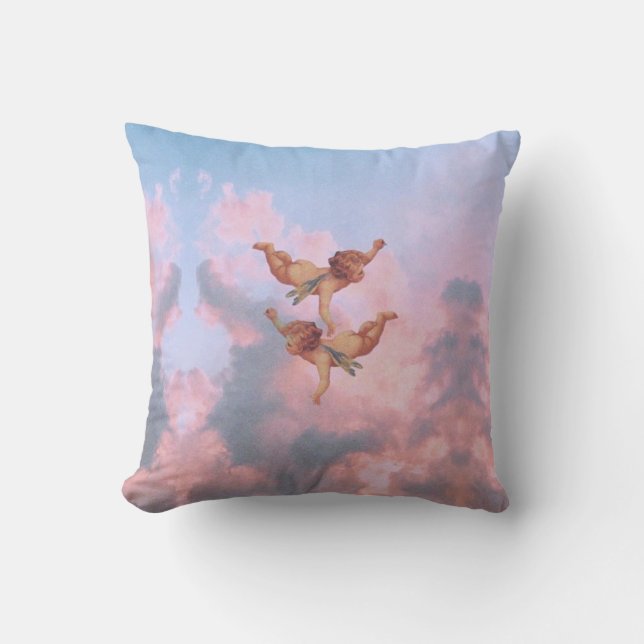 Coussin Les anges dans le ciel (Recto)