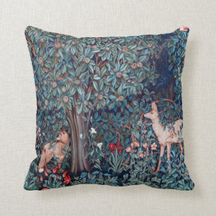 Coussin Les animaux dans la forêt, William Morris