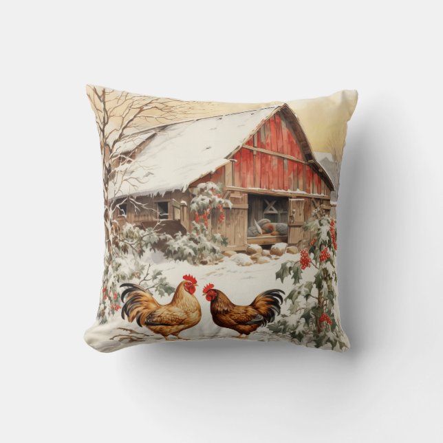 Coussin Les animaux de ferme. Animaux de ferme préférés (Recto)