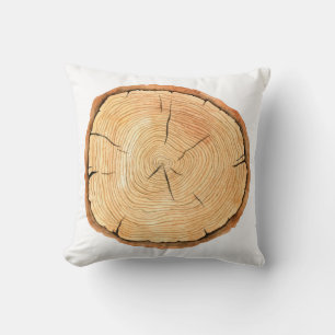 Coussin Les anneaux de la nature : Triomphe de la texture