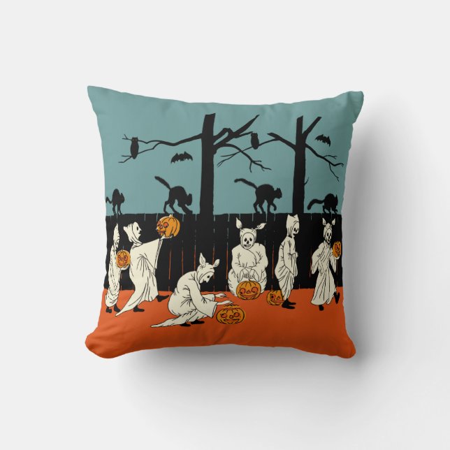 Coussin Les années 1900 tôt Halloween "spectres de cru sur (Recto)