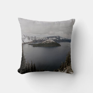 COUSSIN LES ARBRES SUR LA MONTAGNE COUVERTE DE NEIGE PRÈS