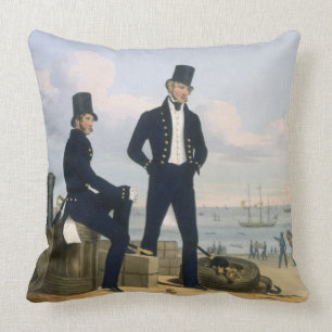 Coussin Les artilleurs, maîtres d'équipage et