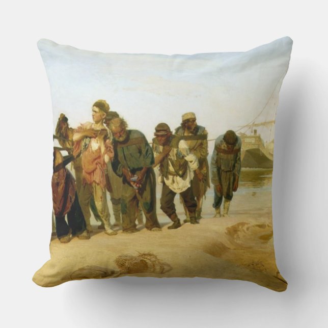 Coussin Les bateliers sur le Volga, 1870-73 (Recto)