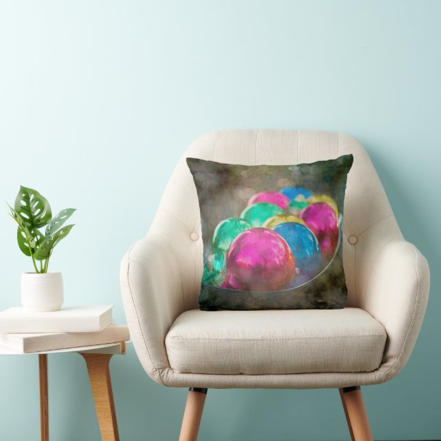 Coussin Les bijoux de Noël de la forêt (Chaise)