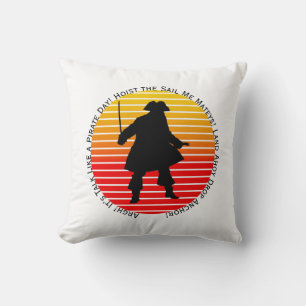 Coussin Les Buccaneers à vapeur parlent comme une journée 