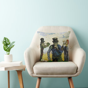 Coussin Les buveurs de Vincent van Gogh