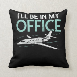 Coussin Les Cadeaux Pilotes De L'Aviation Amusant Je Suis