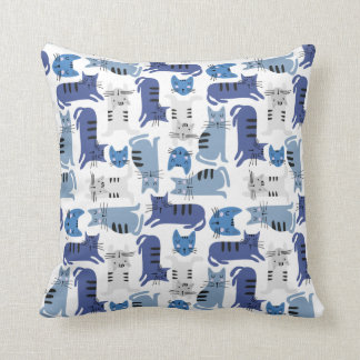 Coussin Les Chats Bleus