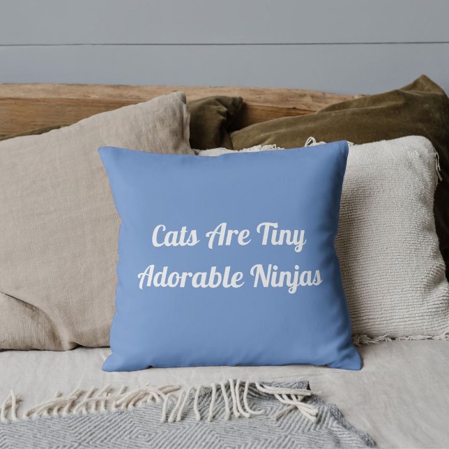 Coussin Les chats sont adorables Ninjas Personnaliser Corn (Créateur téléchargé)