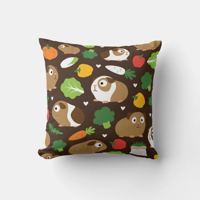 Coussin Les Cochons De Guinée Et Leurs Traitements (Recto)