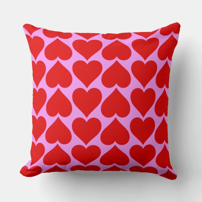 Coussin Les Coeurs Rouges Sont Sauvés (Recto)