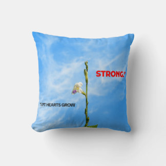 Coussin Les cœurs tendres se fortifient