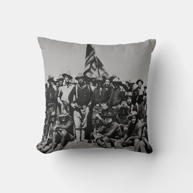 Coussin Les colts Teddy Roosevelt Rough Riders 1898 du (Recto)