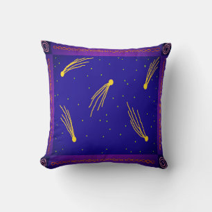 Coussin Les comètes lancent l'oreiller