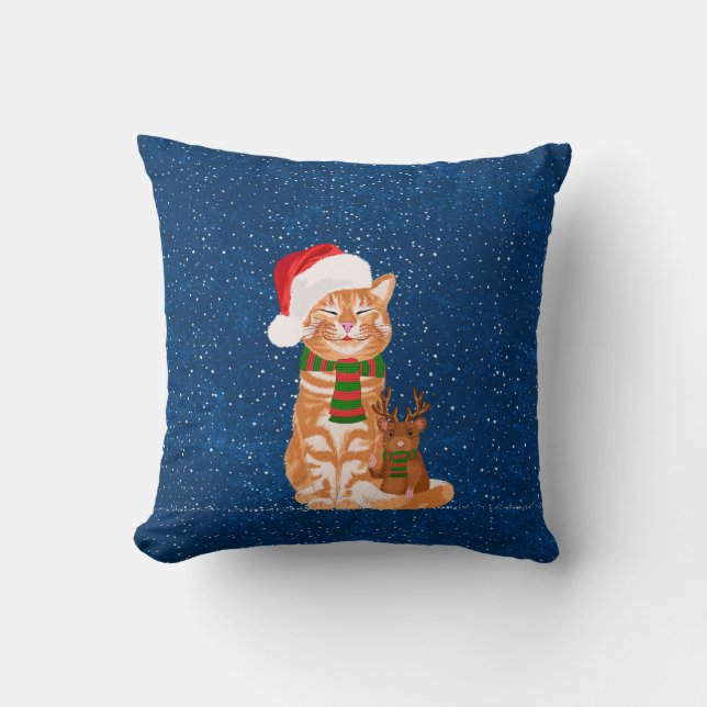 Coussin Les copains de Noël (Recto)