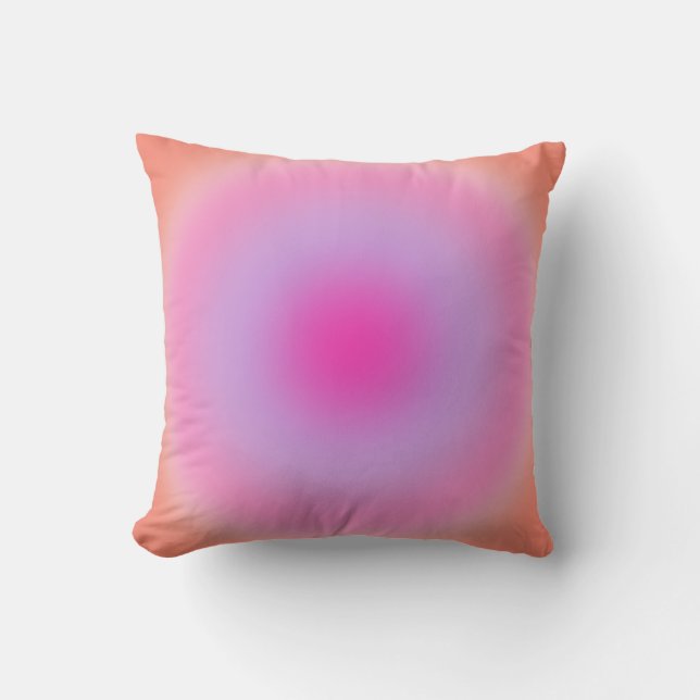 Coussin Les Couleurs 01 Aura Orange Et Rose (Recto)