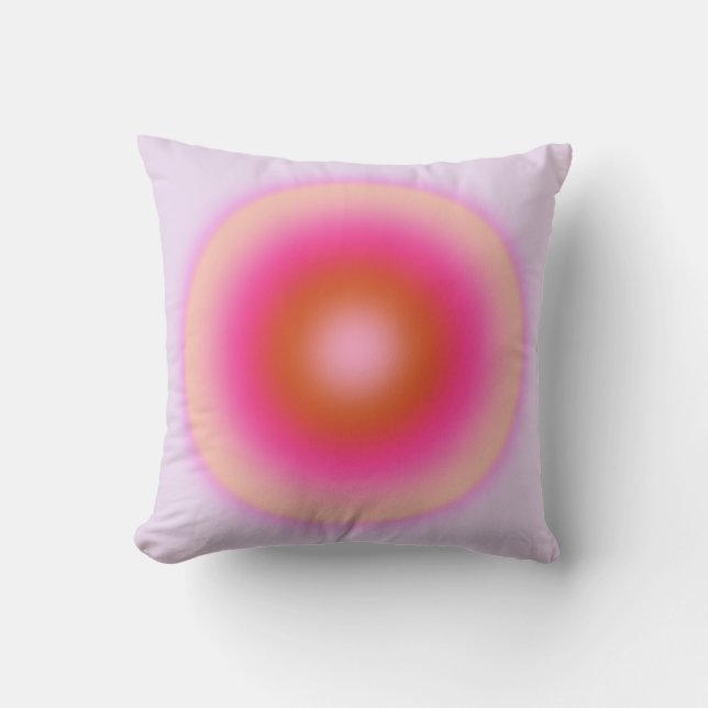Coussin Les Couleurs 06 Lilac Et Rose Gradient Aura (Recto)