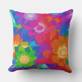 Coussin Les couleurs des belles fleurs