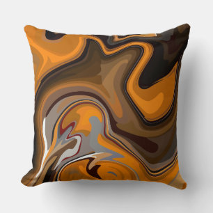 Coussin Les courants chauds de l'expression abstraite