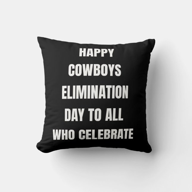 Coussin Les Cowboys c'est nul  (Recto)