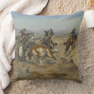 Coussin Les Cowboys occidentaux vintages Se Trouvent En Di