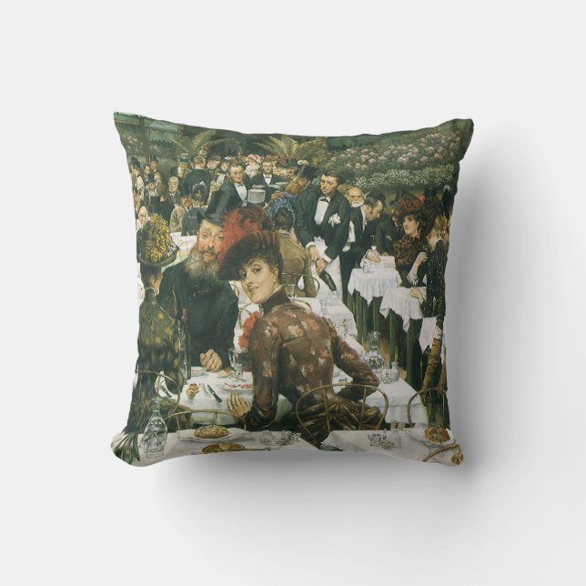 Coussin Les dames de l'artiste par James Tissot, Art Vinta (Recto)