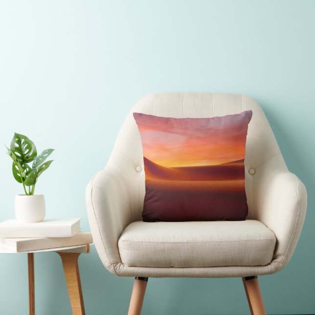 Coussin Les déserts | Paysage du désert de Rolling (Chaise)
