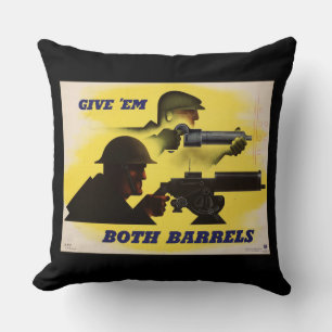 Coussin Les deux barils, Militaire & Industrie, Effort de