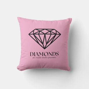 Coussin Les Diamants Sont Fabriqués Sous Citation Inspirat