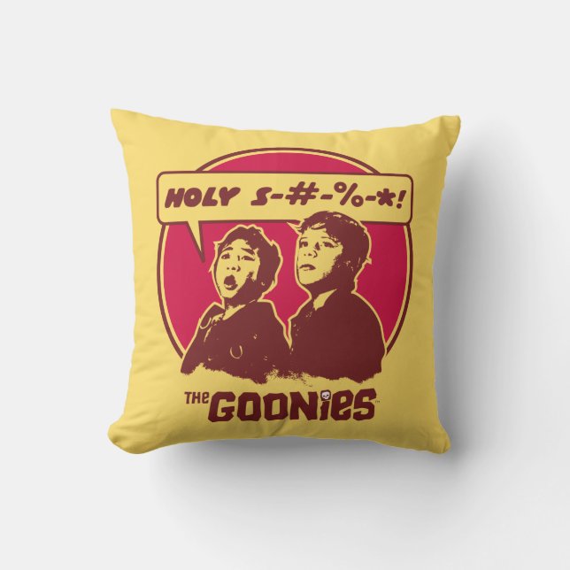 Coussin Les données Goonies Expletive (Recto)