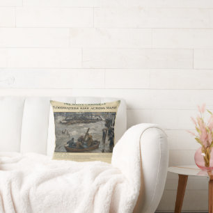 Coussin Les eaux de crue montent dans tout le Maine mars