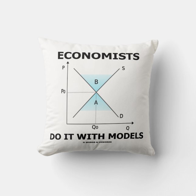 Coussin Les Économistes Le Font Avec Des Modèles (Courbe D (Recto)