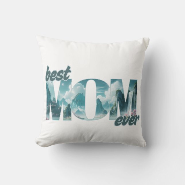 Coussin Les éléphants dans un monde de rêve (Recto)