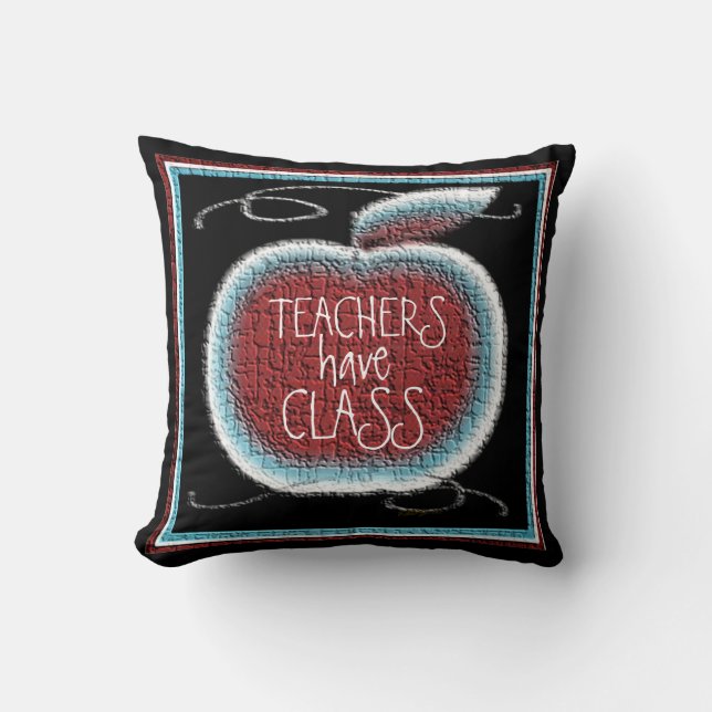 Coussin Les Enseignants Ont Une Classe (Recto)