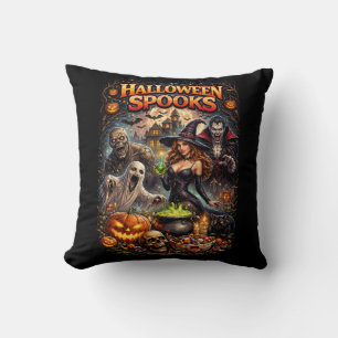 Coussin Les épouvantails d'Halloween