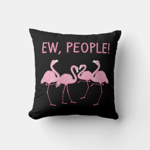 Coussin Les femmes, les femmes, les Flamants roses amusant