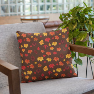 Coussin Les Feuilles de Terracotta tombent