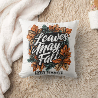Coussin Les feuilles peuvent tomber...