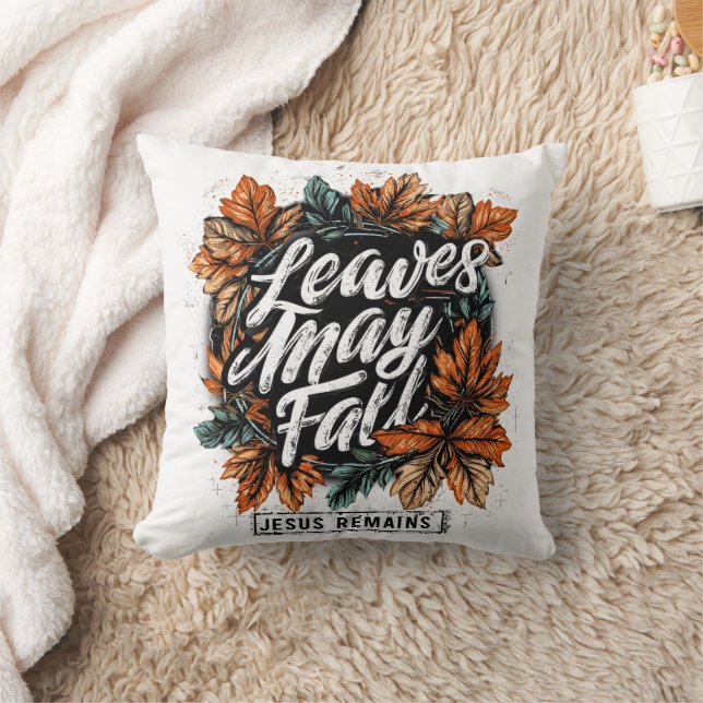 Coussin Les feuilles peuvent tomber... (Couverture)
