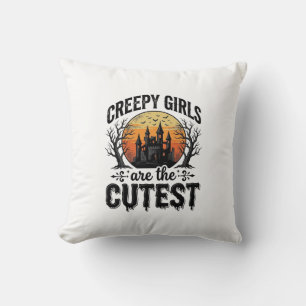Coussin Les Filles Flippantes Sont Les Plus Mignonnes Vect