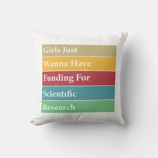 Coussin Les Filles Veulent Juste Avoir Un Financement Pour (Recto)
